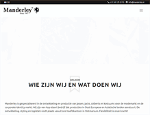 Tablet Screenshot of manderley.nl